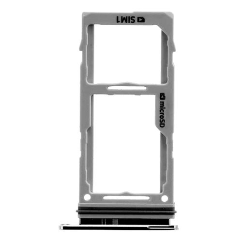 Tiroir Carte pour Samsung Galaxy Note 10 Lite Nano SIM et Micro SD de remplacement Noir Clappio