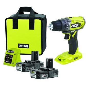 Ryobi - Perceuse visseuse à batterie 18V 2x20Ah Li-Ion 40Nm - R18DD2-220S - 1
