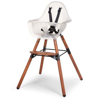 Chaise haute évolutive pliante avec pieds en bois 2en1 enfant noir - Chaises  hautes et réhausseurs bébé - à la Fnac