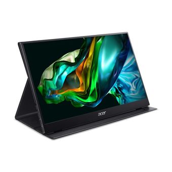 Acer PM161Q Bbmiuux - PM1 Series - écran LED - 16" (15.6" visualisable) - portable - 1920 x 1080 Full HD (1080p) @ 60 Hz - IPS - 250 cd/m² - 800:1 - HDR10 - 4 ms - Mini HDMI, 2xUSB-C - haut-parleurs - noir
