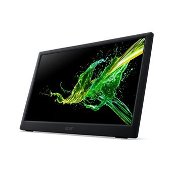 Acer PM161Q Bbmiuux - PM1 Series - écran LED - 16" (15.6" visualisable) - portable - 1920 x 1080 Full HD (1080p) @ 60 Hz - IPS - 250 cd/m² - 800:1 - HDR10 - 4 ms - Mini HDMI, 2xUSB-C - haut-parleurs - noir