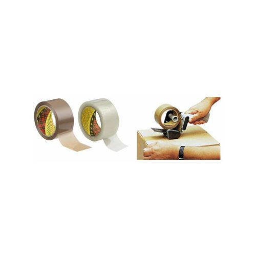 Scotch Verpackungsklebeband 371, braun, 50 mm x 66 m