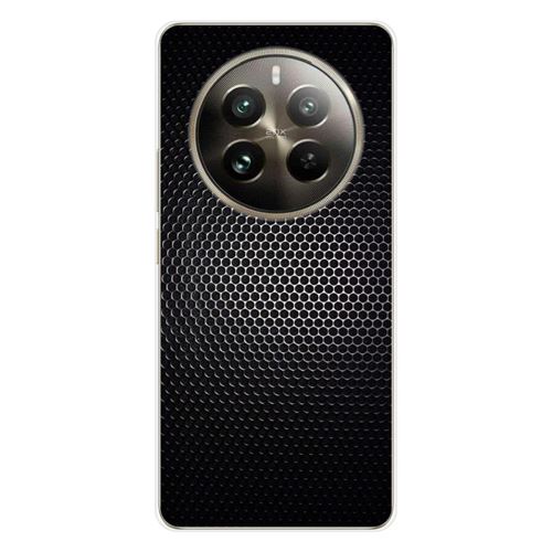 Coque en silicone imprimée compatible Realme 12 Pro 5G 12 Pro Plus 5G Dark Metal