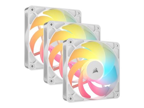 Corsair Rs120-R - Ventilateur Châssis - Inverse - 120 Mm - Blanc (Pack De 3)