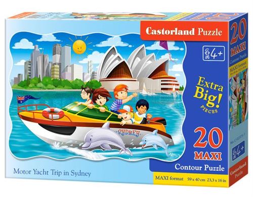 Motor Yacht Trip In Sydney,puzzle 20teil Maxi- Castorland