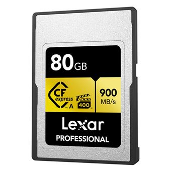 Lexar carte professional cfexpress type-a series 80 go