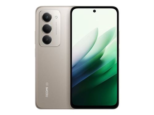 Xiaomi Redmi 15 5G - 5G smartphone - double SIM - RAM 4 Go / Mémoire interne 128 Go - microSD slot - 6.9 - 2340 x 1080 pixels (144 Hz) - 2x caméras arrière 50 MP - front camera 8 MP - gris titan