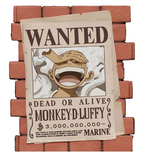Microids - Tirelire One Piece - Motif Affiche Wanted Luffy - Image 4