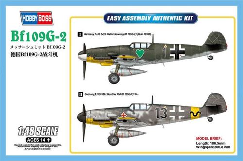 Bf109g-2 - 1:48e - Hobby Boss