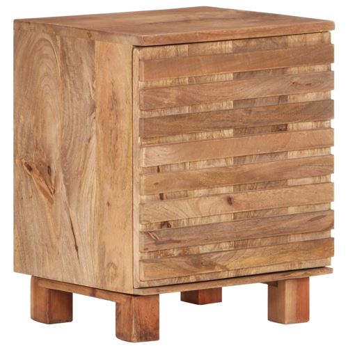 vidaXL Table de chevet 40x35x51 cm Bois de manguier solide