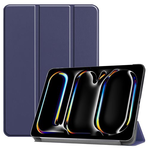 Xeptio Bleu/Bleue Etui Smartcover Pour Apple Ipad Pro 13 2024 Avec Coque Cover Protection Interne - Housse E Ipad Pro 13 Pouces 2024 (M4) Case - Image 3