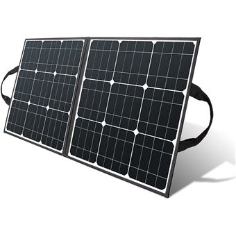 Pack panneau solaire 100w batterie rechargeable convertisseur