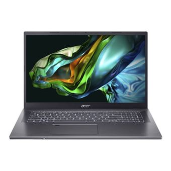 Acer Aspire 5 17 A517-58GM - Intel Core i7 - 1355U - Win 11 Home - GF RTX 2050 - 32 Go RAM - 1.024 To SSD - 17.3" IPS 1920 x 1080 (Full HD) - 802.11a/b/g/n/ac/ax (Wi-Fi 6E) - gris acier - clavier : Suisse Allemand