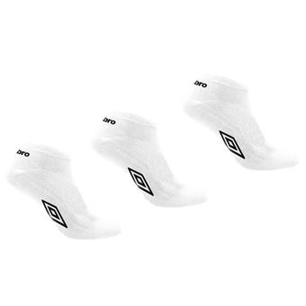 3 paires de chaussettes sport courtes blanches Umbro taille 43/46