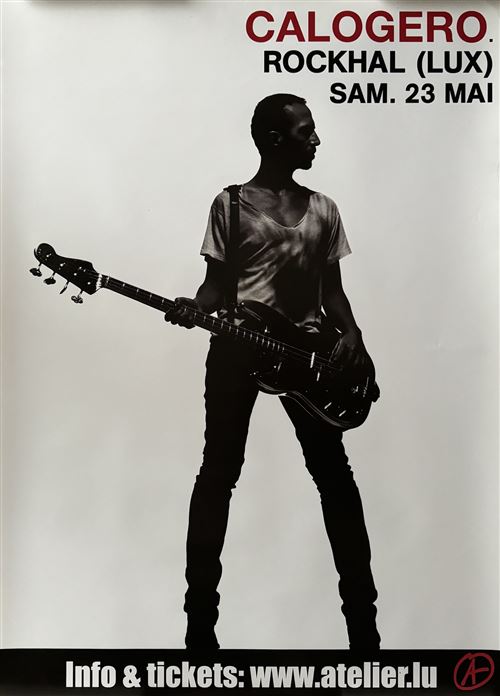 Affiche - Calogero - En Concert - 30x42cm État correct - N/A reconditionné disponible sur Fnac