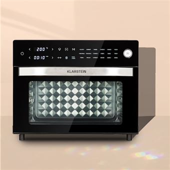 Friteuse à air chaud - Klarstein Vigor Air - 1800 W - 30 litres - 18 programmes - Noir - 1