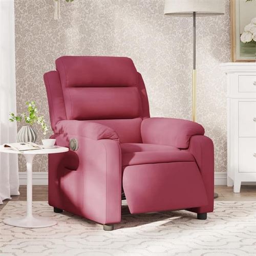 vidaXL Fauteuil Inclinable Électrique, Chaise de Relaxation avec Dossier, Siège avec Accoudoirs, Fauteuil TV de Salon, 3205075