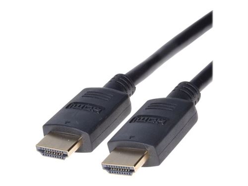 PremiumCord - Câble HDMI avec Ethernet - HDMI mâle pour HDMI mâle - 1.5 m - triple blindage - noir - support 4K