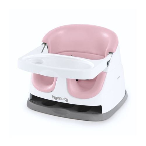 Ingenuity Siege Réhausseur 2-En-1 Avec Plateau A Rangement Intégré, Pivoine, Des 6 Mois