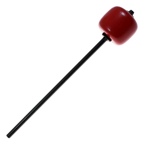 Damnar Percussion 205A - Batte Pédale GC - Bois Dur Rouge - Tige Longue Noire