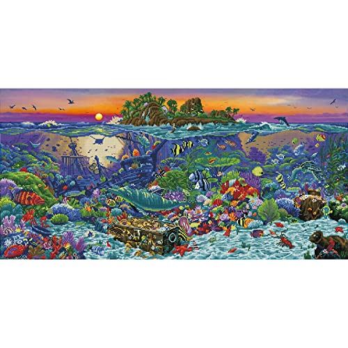 Coral Reef Island Diamond Dotz DD18001 Impression sur toile