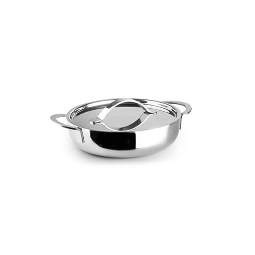 Ibili Argent Plat Rond Avec Couvercle Triply 14 Cm - / Métallique - Aluminium - Image 4