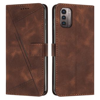 Coque Booklet Pour Nokia G21 – Simili Cuir Marron – Portefeuille
