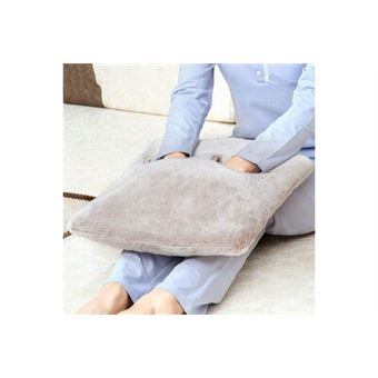 Coussin chauffant électrique pour les pieds et mains café