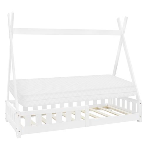 ML-Design - Lit Enfant Tipi - 80x160 cm - Blanc - Image 3