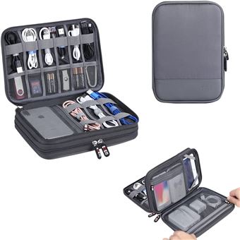 Sac de rangement de câble, pochette de rangement de Gadget numérique USB  Portable, prise de chargeur anti-poussière, organisateur électronique,  organisateur de câble de voyage - AliExpress