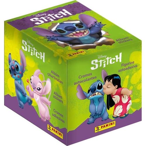 Box de 36 pochettes - Stitch - Contient 180 stickers