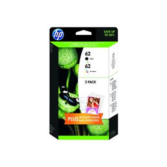 Lot De Cartouches D'encre 62XL Couleur Compatible HP Envy 5647 Et Autres Modèles - Non-OEM