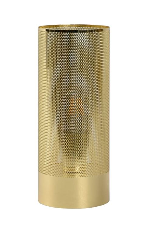 Lucide BELI - Lampe De Table - Ø 12 cm - Laiton