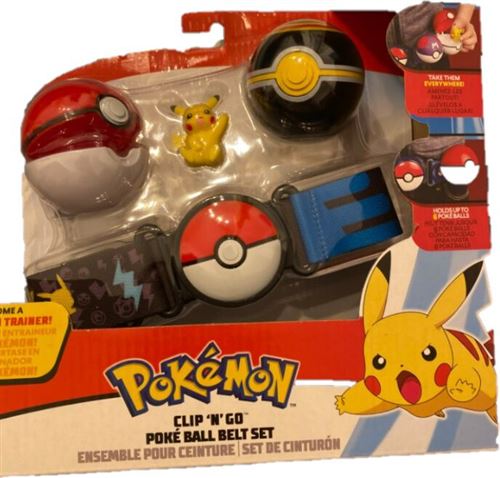 King Jouet Ceinture PokÃ©mon Pokeball Ceinture De Dresseur Pokemon