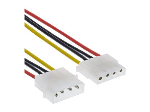 Intos Electronic Ag - Rallonge de câble d'alimentation interne - 4 broches - 1 m - Image 2