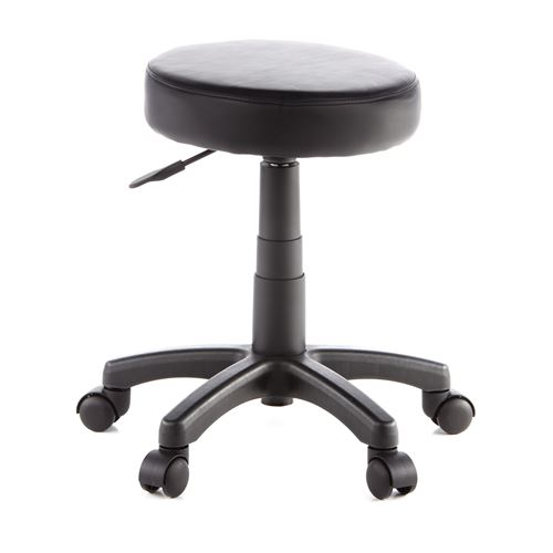 Tabouret technique/Tabouret à roulettes DISC noir hjh OFFICE