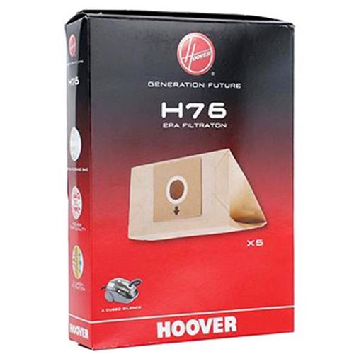 H76 Boite De 5 Sacs Papier Aspirateur 35601668 Hoover - 283382