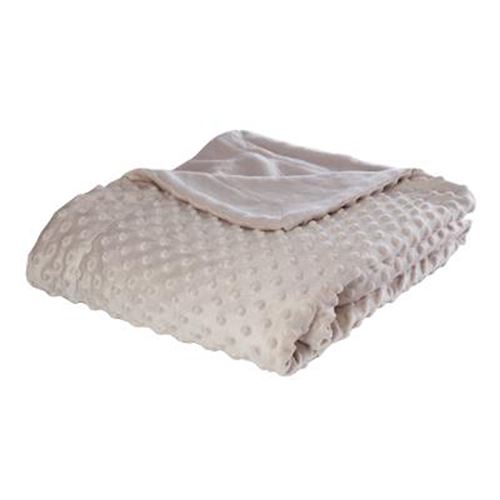 Plaid Bubble 125x150cm Beige