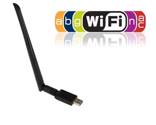 Cle USB 3.0 WIFI IEEE802.11 a/b/g/n/ac - 1200AC - Une antenne Dual band - Débit 300+867Mbps