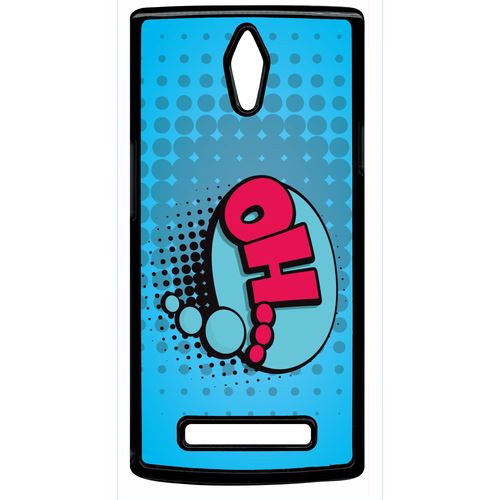 Coque Oppo Find 7 Oh Fond Bleu