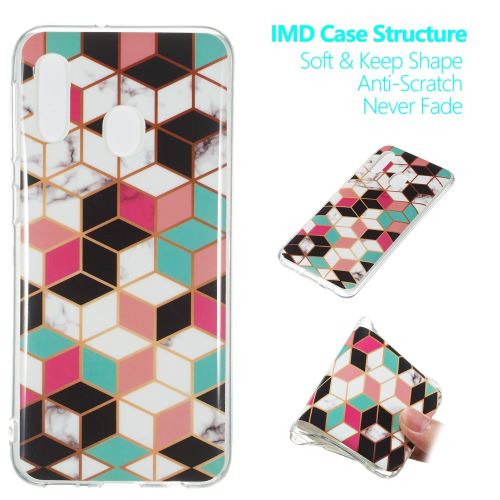 Coque en TPU motif de marbre IMD style B pour Samsung Galaxy A20e