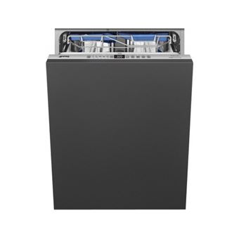 Smeg STL322BQLFR - Lave-vaisselle - intégrable - largeur : 59.8 cm - profondeur : 54.5 cm - hauteur : 81.8 cm - argent