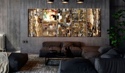 Tableau - Mom with Child (5 Parts) Narrow .Taille : 225x90