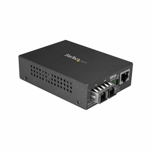 Startech.com Startech Convertisseur De Média Gigabit Ethernet Fibre Optique Sc Monomode - 1000Base-Lx - 10 Km (Mcmgbscsm10) - Convertisseur De Média À Fibre Optique - 1Gbe - Plus De Fibre Optique - 1000Base-Lx, 100Base-Tx, 1000Base-T - Rj-45 / Mode Unique - Image 1