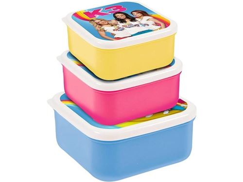 Studio 100 boîtes de rangement K3 11 x 11 x 6 cm 3-pièce