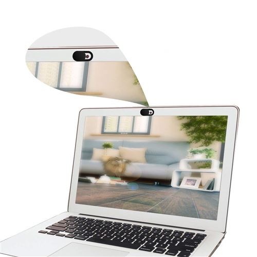 VSHOP® Webcam Cover - Stops Webcam Spying, s'adapte aux ordinateurs portables, Smartphone, Macbooks, PC, Tablettes
