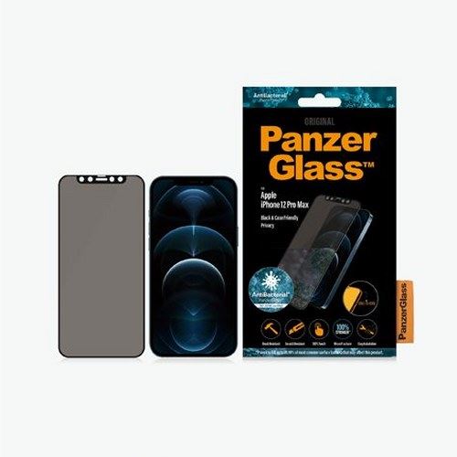 Protection d'écran iPhone 12 Pro Max verre trempé et filtre de
