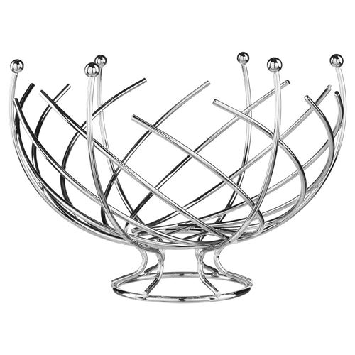 Five Corbeille à Fruits en Métal Spirale 30cm Argent - vue 2