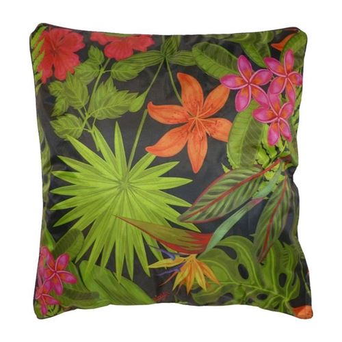 cotton wood coussin sunny - 60 x 60 cm - imprimé pareo