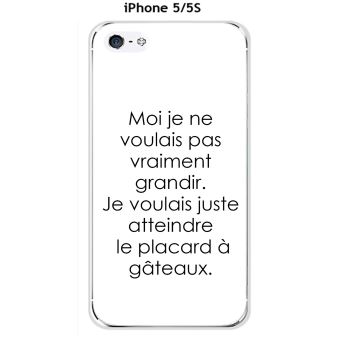 coque iphone 5 phrase drole